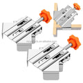 Corner Clamp 90 Degree Right Angle Clamp Carpenter Positioning Square Clamp with Adjustable Swing Jaw for DIY Framing Welding