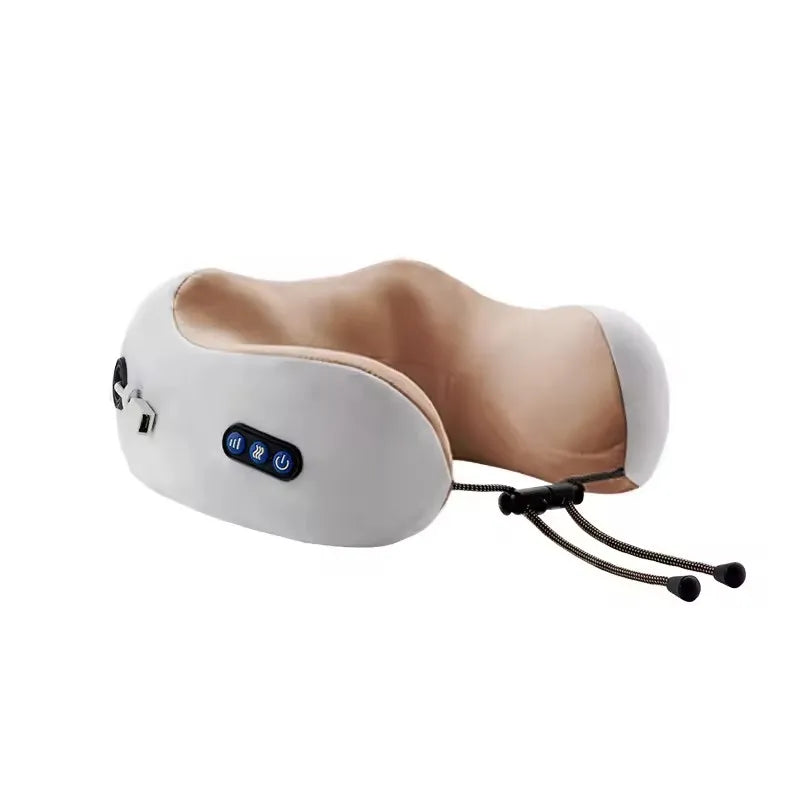 New Trending Products 2024 4 Keys U Shaped Massage Pillow Pain Relief Multifunctional Memory Foam Neck Massager for Relieve Pain