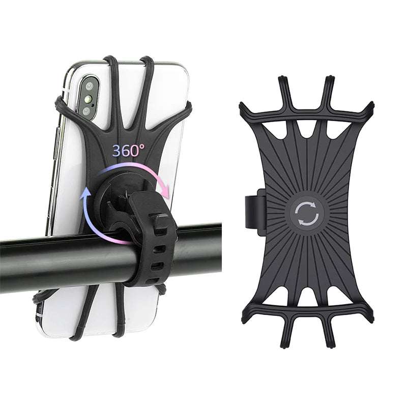 Silicone Bicycle Phone Holder for RTS Car Handle Samsung/Huawei Phones 13 Stand Accessories