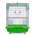 Factory Wholesale Small Flat-Top Bird Cage Convenient Simple Wire Bird Cage for Parrots Made of Iron and Metal