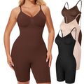 Women Open Creotch Tummy Control Padded Bra Bodysuit Body Shaper Underwear Butt Lifter Full Body Panties