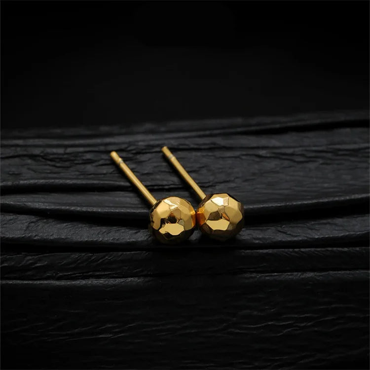 Wholesale 316l Stainless Steel New Women Ear Bone Nails Fashion Jewelry Irregular Round Bead Earring