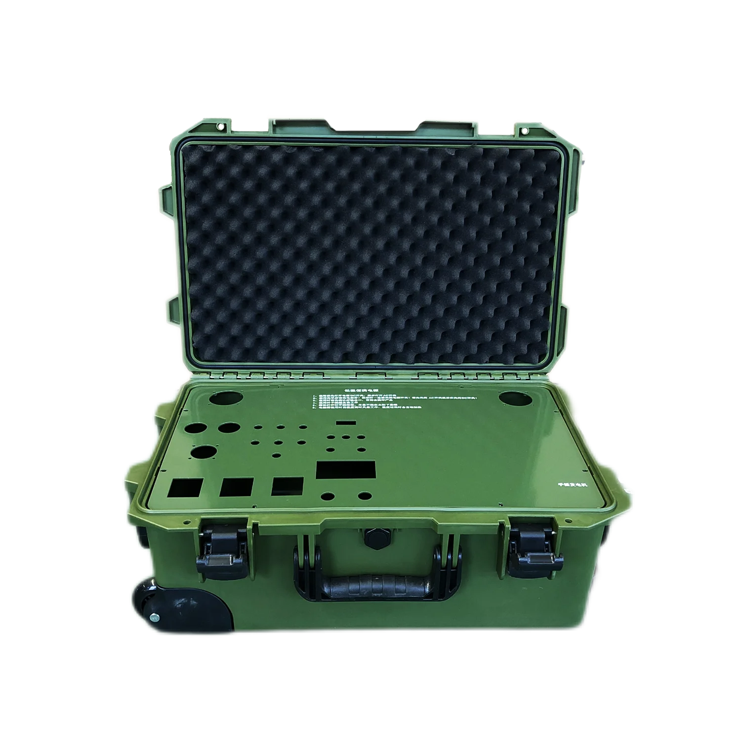 BSDCASES IP67 Hard Plastic Waterproof Shockproof Anti-Dust Green/Black 3-Year Warranty Latch Closure OEM ISO Certified Transport