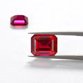 XING YUE GEMS Beautiful Octagon Shape Similar to Natural Ruby 1 Carat 6.5MM Red Synthetic Ruby Luxury Smooth Heat Emerald 9.25