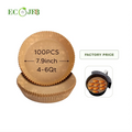 100pcs Disposable Round Air Fryer Paper 7.9inch Parchment Liner