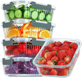 5 Packs 36 oz Glass Food Storage Containers Glass Meal Prep Containers with Lids Airtight Glass Lunch Bento Boxes