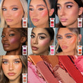New Color Custom Logo 7 Color Two-color Cream and Powder Makeup Blush Highlighter Contour Bronzer Palette