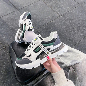 Fashion Breathable Lightweight Wear-Resistant Trendy Drop Shipping High Quality Sneakers Sports Casual Shoes for Ladies