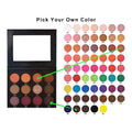 Custom Private Label DIY Matte Shimmer Colors Makeup Eyeshadow Palette
