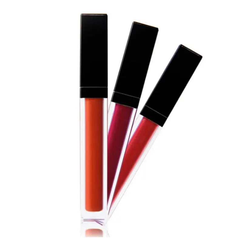 62 Color Matte Mist Non-stick Cup Sunscreen Moisturizing Waterproof Non-fading Lip Gloss Lipstick Custom Labeling 24 Hours