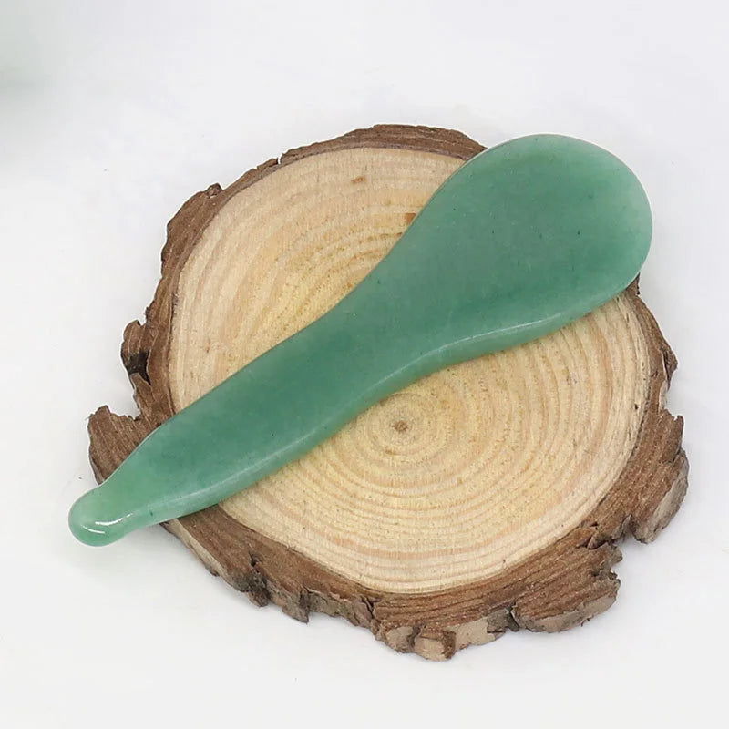 HZ 2025 Factory Direct Hot Selling Jade Gua Sha Scraping Massage Green Aventurine Board