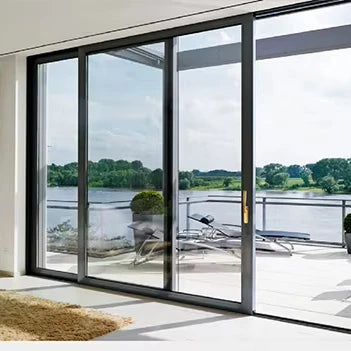 Factory Price Waterproof Residential Window Double Glass Thermal Break Aluminum Sliding Window for House Hotel Villa
