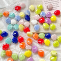 Mini 12mm Colorful Ceramic Clay Beaded Handmade Graffiti Shell Beads Charm for DIY Bracelet Necklace Jewelry Accessories