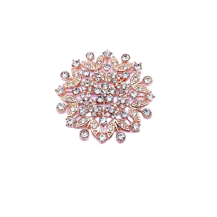 Luxury Vintage Brooch Pins Fashion Ribbon Brooches for Women Rhinestones  Accessories for Wedding Corsage Party Jewelry