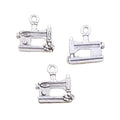 Charms Tailor Sewing Machine 15x14mm Antique Silver Color Pendants Making DIY Handmade Tibetan Finding Jewelry