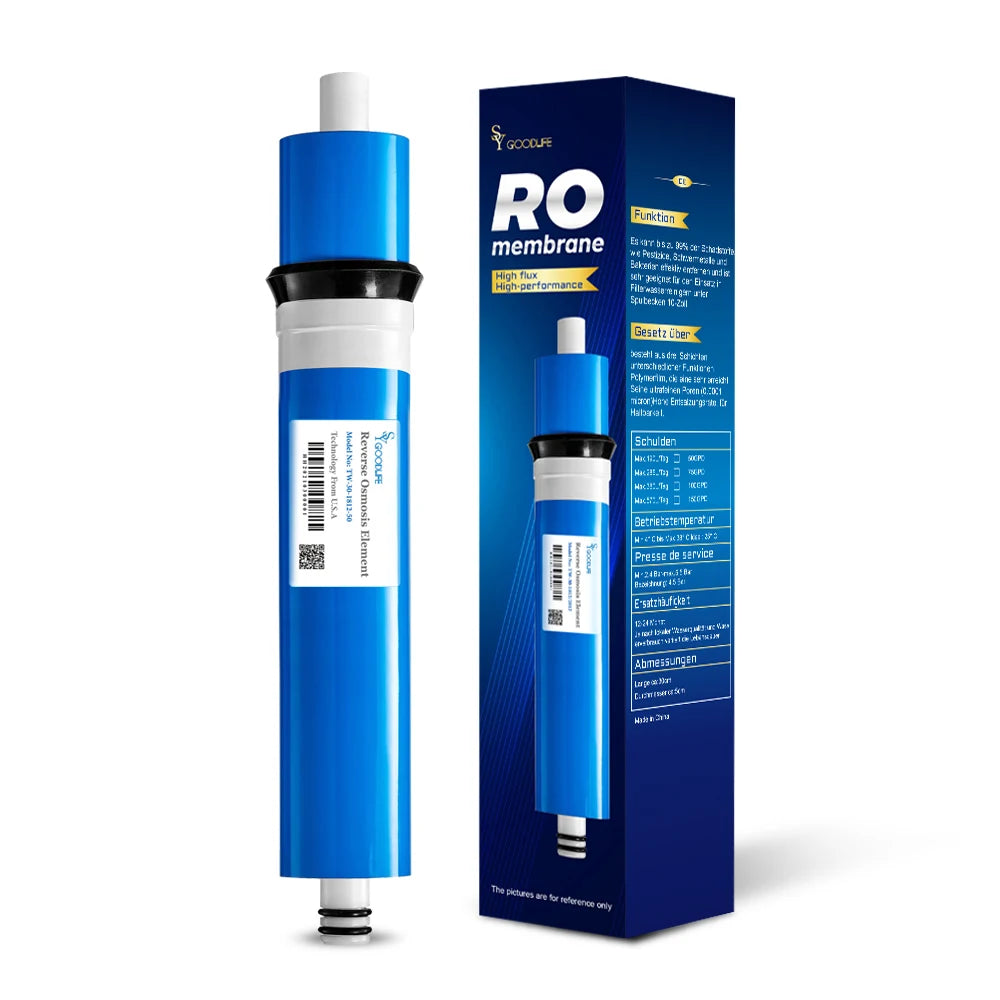 High Desalination 97% 1812-50GPD Water Filter Reverse Osmosis Membrane