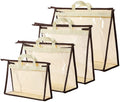 Handbag Dust Bags Clear Purse Storage Organizer for Closet Zipper Hanging Storage Bag