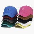 Custom Embroidered 6-Panel American Style Men's Baseball Caps Unstructured Curved Brim With Metal Buckle Multi-Color Gorras Dad
