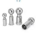 Sanitary BSPT/NPT Female Bolted Small Tank Cleaning Vessels Spray Head SS 304 Rotary Spray Ball 360 Degree Tank Washing Nozzle