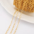 14k Gold Plated Simple Personality Style Chains Mens Cross Necklace with Do Not Fade Chain