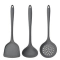 Silicone Soup Spoon Heat Resistant Non-Stick Kitchen Cooking Soup Scoop Ladle for Home Kitchen Cooking