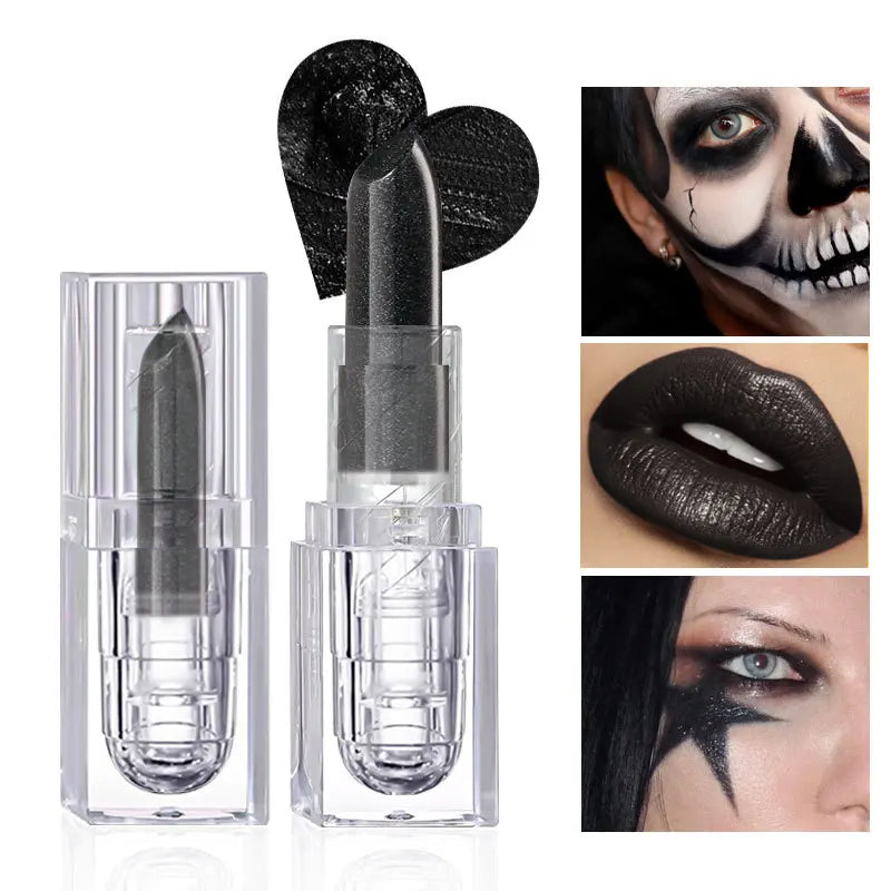 Private Label Lipstick Set Shimmer Velvet Matte Black & Sparkle Golden Glitter Storm Red Waterproof Lipstick Glitter Makeup
