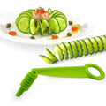 HelloWorld 1pcs Magic Rotating Manual Spiral Slicer Cucumber Carrot Potato Vegetables Spiral Cutter Kitchen Gadget