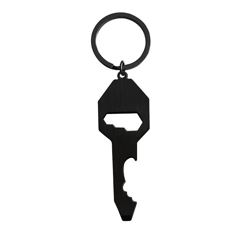 Wholesale Classic Fashionable Stainless Steel Can Opener Keychain Custom Logo Gift Jewelry