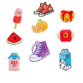Iron On/self Sticker Embroidered Cute Milk Orange Shoes Watermelon Popsicle Patches for Clothes Bag Decoration