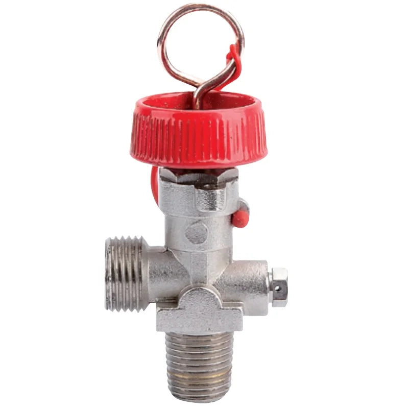 As PZ19.2 CO2 System Handwheel Valve External Welding Dry Powder Wheeled Fire Extinguisher Gas Cartridge Valve 26Mpa