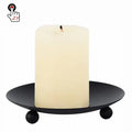 Wholesale Household Candle Tray Candlestick Base Aromatherapy Candle Holder for Birthday Gift