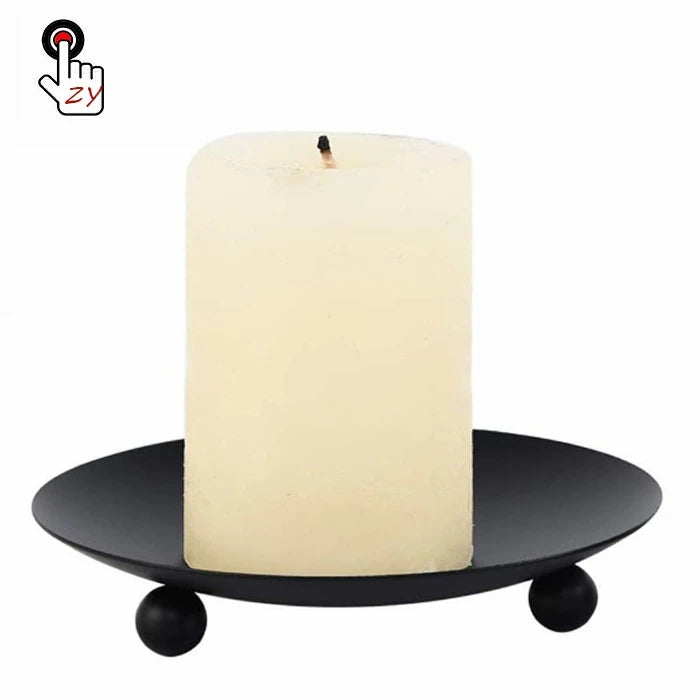 Wholesale Household Candle Tray Candlestick Base Aromatherapy Candle Holder for Birthday Gift