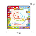 Magical Mess-Free DIY Aqua Doodle Coloring Mat Book and Toddler Learning Magic Water Mat for Children