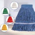 450g Heavy Duty Kentucky Cotton Yarn Wet Looped End Mop Head Replacement for Hotel and Household Floor Cleaning