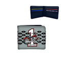 Faux Leather Wallet Men Custom Logo Card Holder Wallet for Men Billfold Wallet Sublimation Print