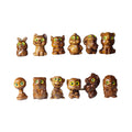 Cute Deer Mobile Phone & Key Chain Pendant Sandalwood Toned Stainless Steel Stylish Accessory