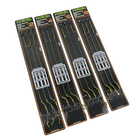 3pcs Per Pack Hirisi Carp Fishing Rigs Ready Made Rig with Hook Free Boilie Stoppers Carp Terminal Tackle Set TS107