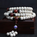 Wholesale Black and White Star Moon Bodhi 108 Buddha Bracelet Black Agate Accessories Bodhi Original Seed Bracelet