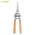 For SUNSHINE Customized Stainless Steel Gardening Scissors Pruning Shears Flower Bypass Secateurs Plastic Handle DIY Garden Tool