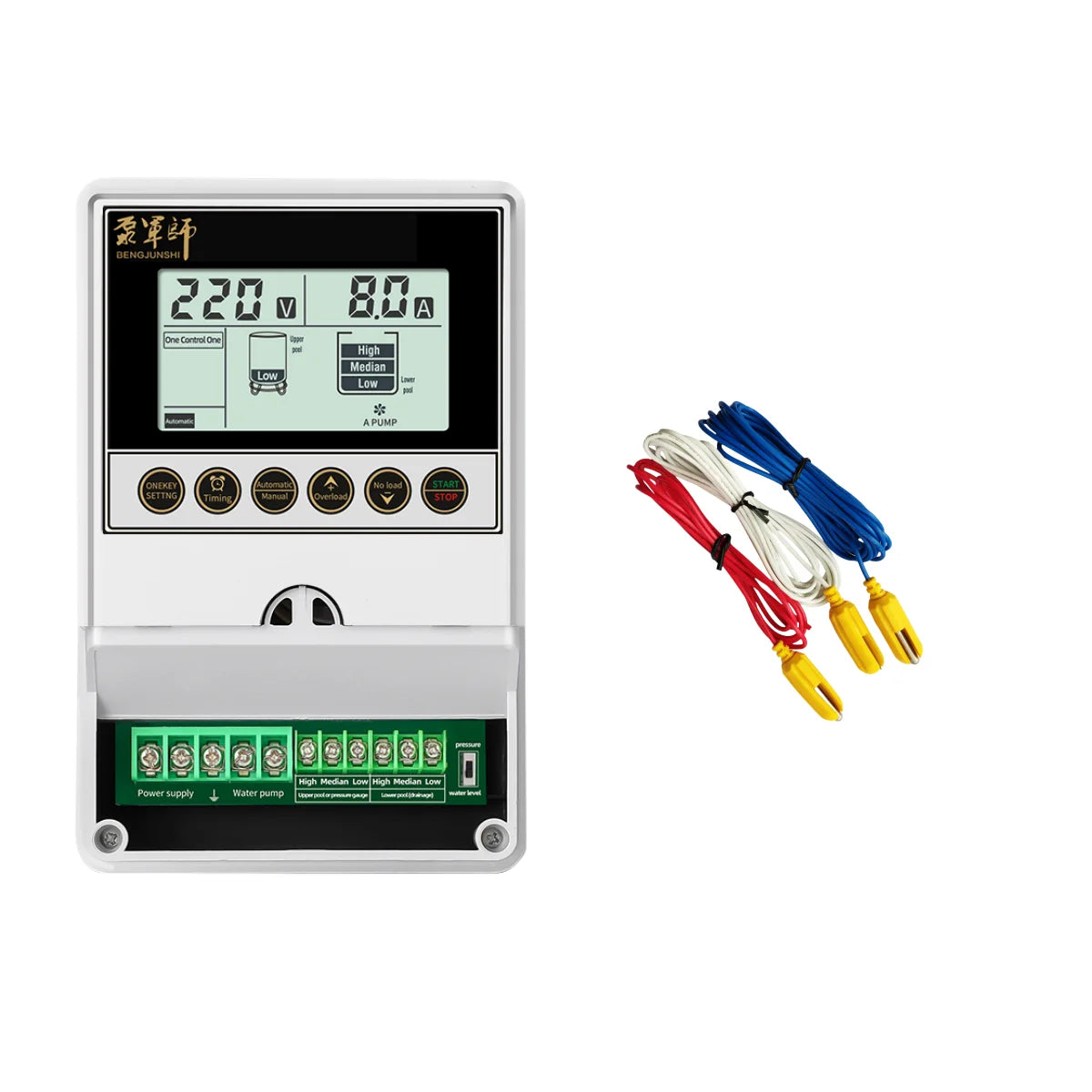 Multi Functional Electric Submersible Water Pump Controller Water Level Controller