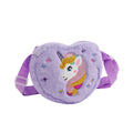 Custom Girl unicorn Shoulder Bag Cartoon Cuddly Plush Crossbody Bag Colorful unicorn Plush Shoulder Bag for Kids