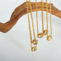 18k Gold Plated Stainless Steel Irregular Diamond Sparkling Zircon Pendant Necklace Collarbone Chain for Women Bijoux Femme