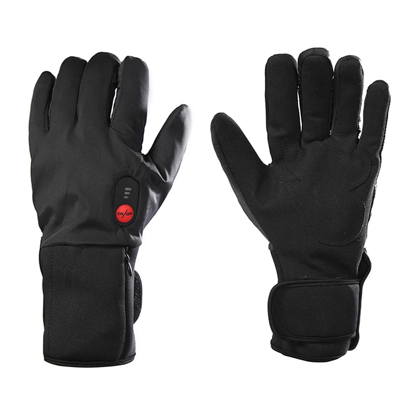SAVIOR Unisex Windproof Waterproof Rechargeable Battery Heated Gloves Motorcycle MegaBDM