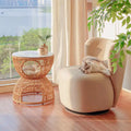 Japanese Style Living Room Sofa Corner Side Table Balcony Double Cat Litter Day Cat Shared Rope Weaving Small Coffee Table