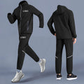 Dropshipping Tracksuit Sweatsuit Man Sports Tracksuit Sets 2 Piece Sweatsuit Plus Size Men's Jackets Gym Fitness Tracksuit