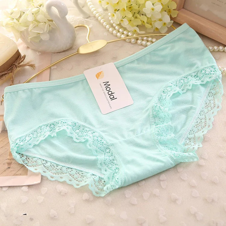 Explosive Breathable Modal Panty Cheap Women Panties Seamless Lace Panty Women Soft Underwear