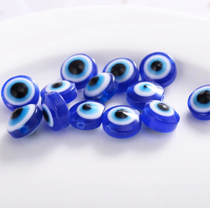 Wholesale Diy Bracelets AccessoriesTurkish Blue Eyes Scattered Beads for Making Necklaces Multi Color Evil Eyes Loose Beads