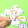 Custom Double Sided Printing Folding Magnet Bookmarks Paper Magnetic Bookmarks