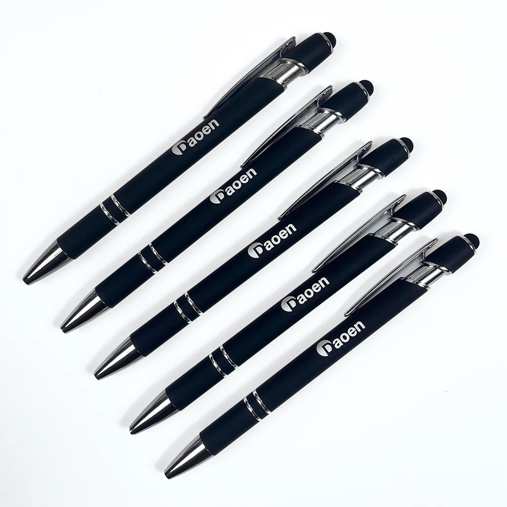 Hot Sell Promotion Classic Black Metal Office Use Ballpoint Pen with Custom Logo