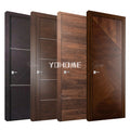 Guangdong Yohome Fire Rated Interior Wooden Doors Modern Interior Doors for Hotel Room Design Drawing Room Door